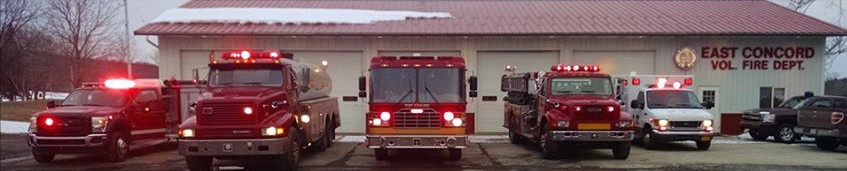 picture of all of the trucks in front of the hall